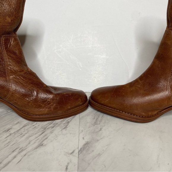Vince Camuto Zeldina Brown Stacked Heel Boot 8M - Picture 7 of 15